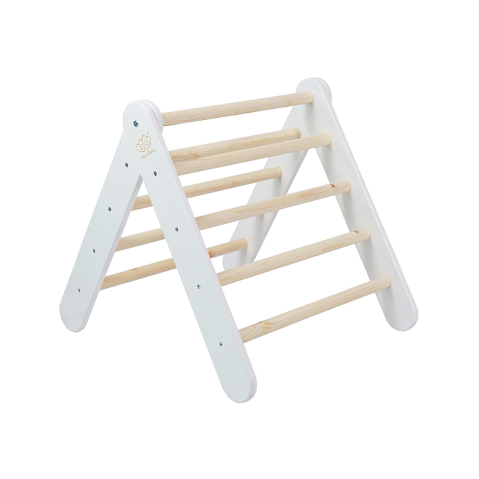 - Echelle pour enfants 60x61 cm pliable à la chambre. en bois, blanc