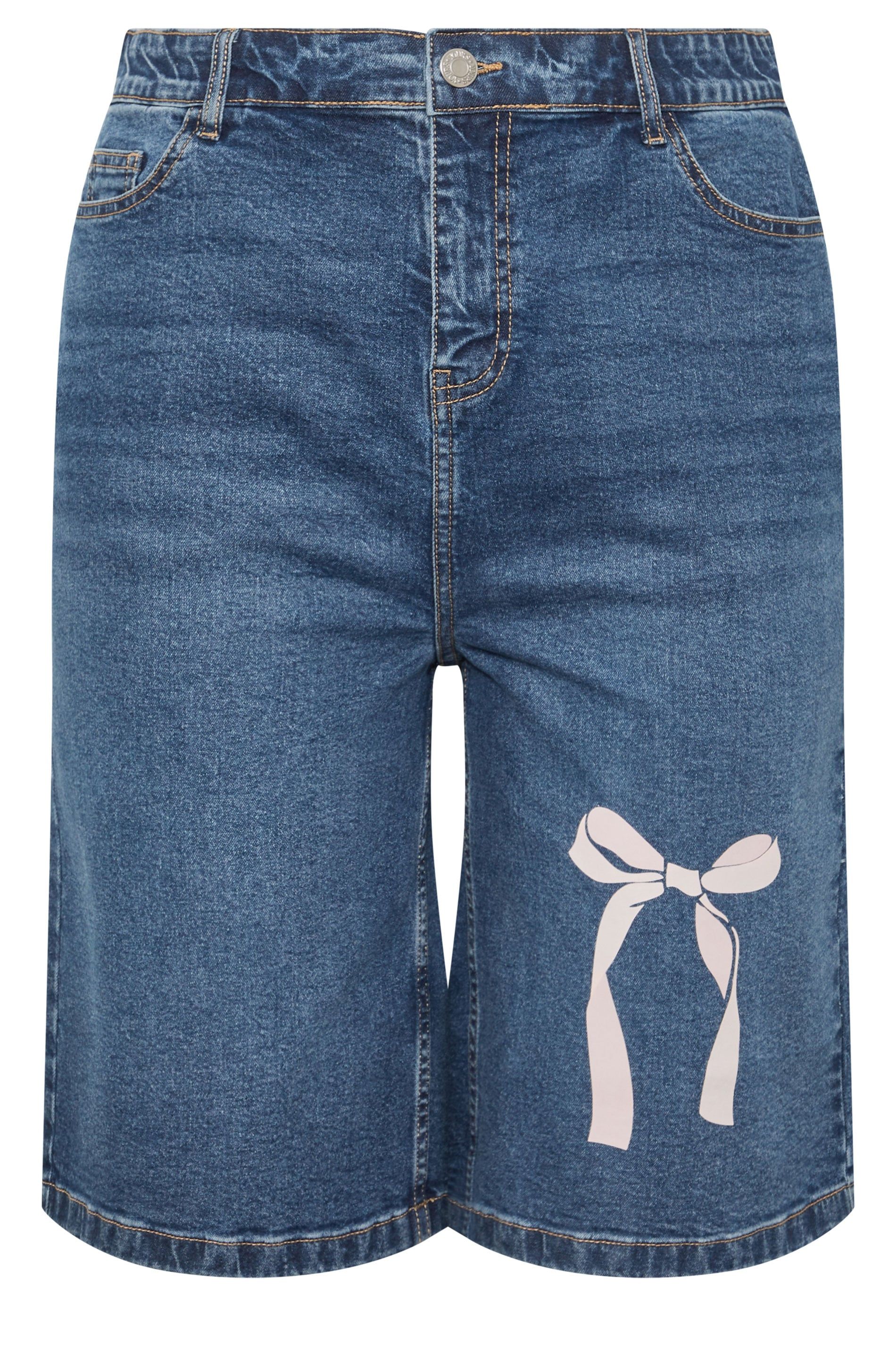 Yours Denim Bow Jorts