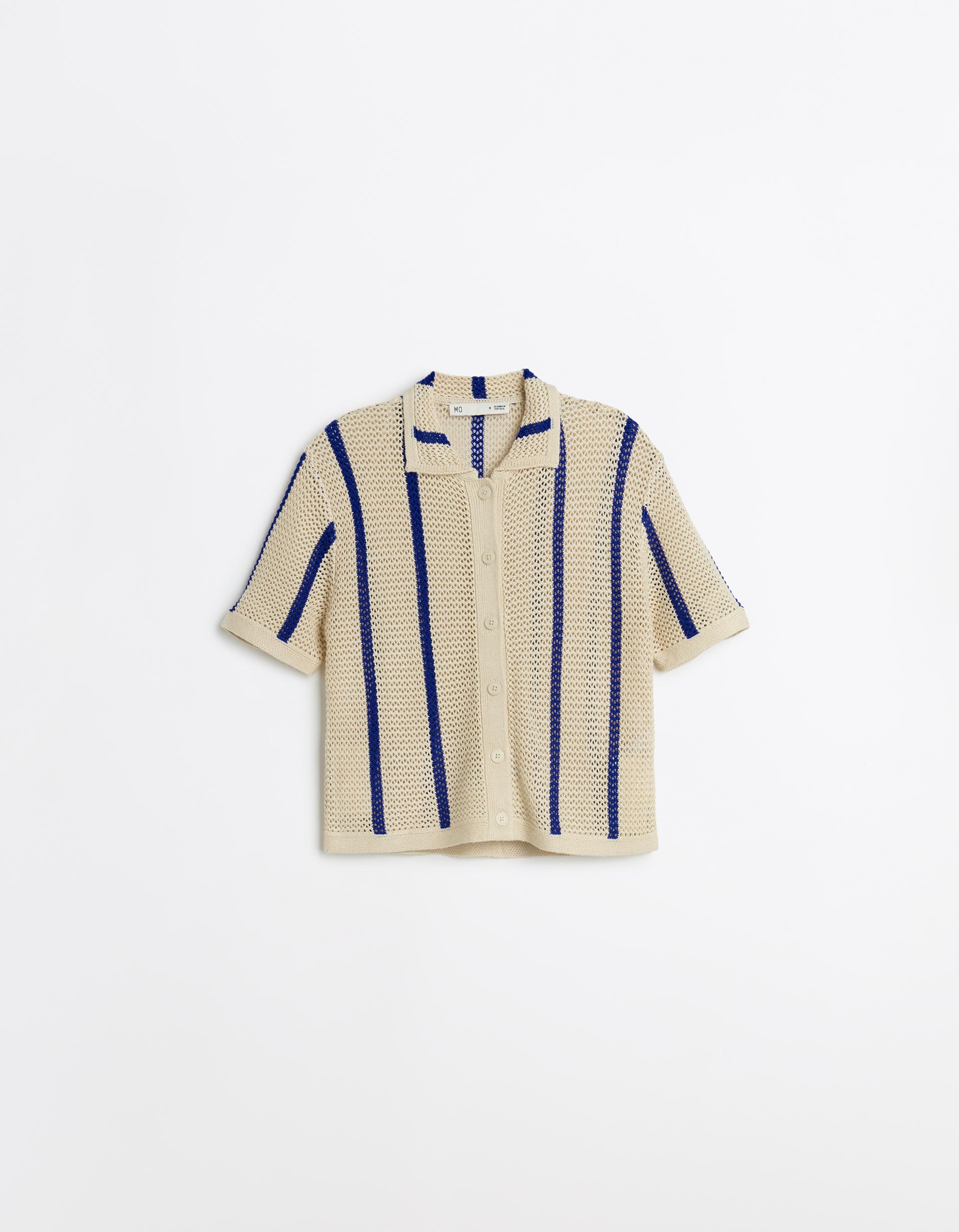 Camisa Malha Tricotada, Mulher, Azul