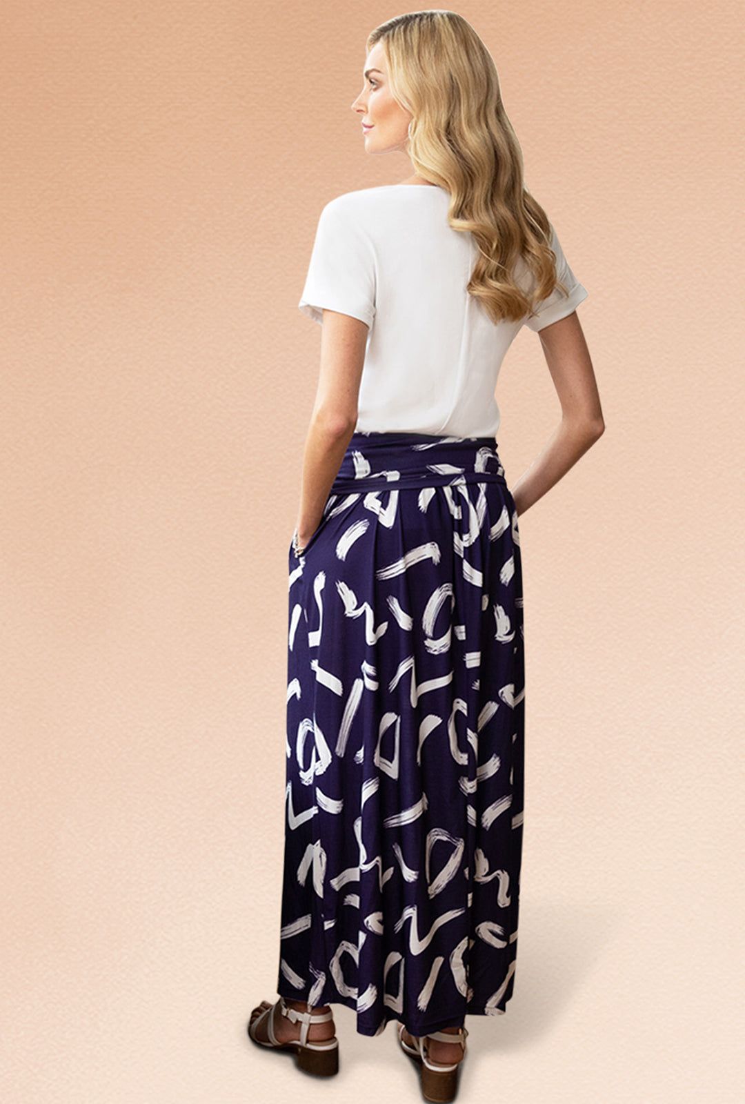 Hot Squash Boho Maxi Skirt