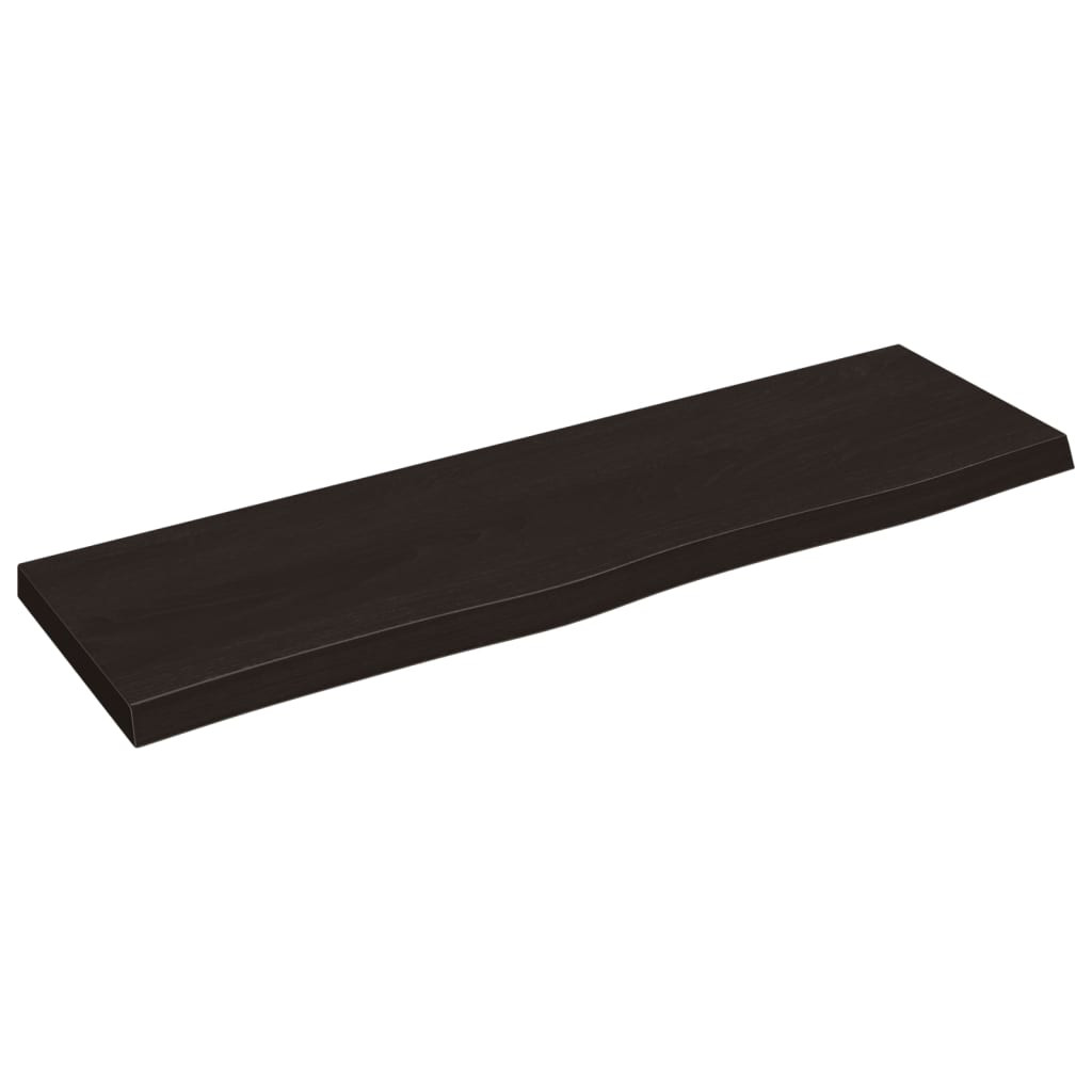 VidaXL Półka ciemnobrązowa 100x30x(2-4) cm