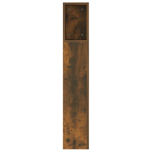 NNEVL Headboard Cabinet Smoked Oak 160x18.5x104.5 cm