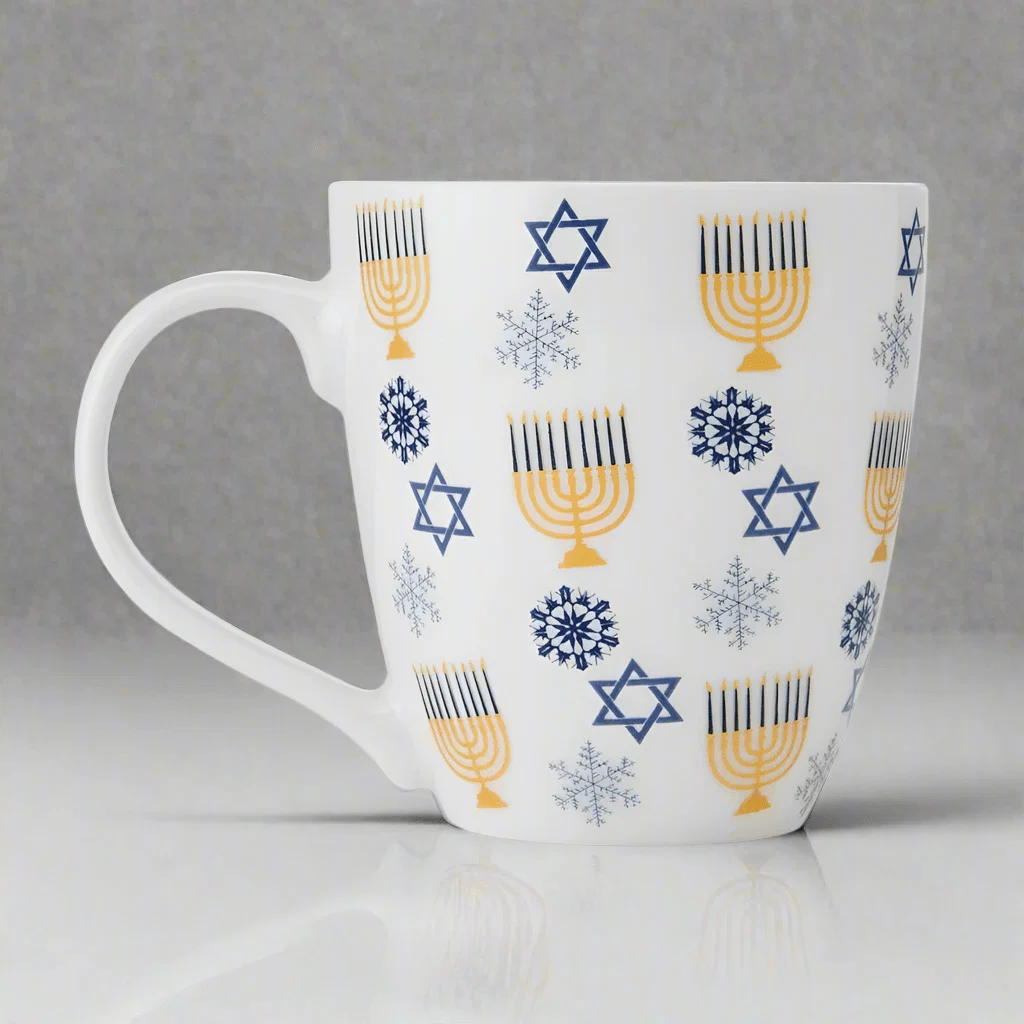Holiday Hanukkah Icons Mug