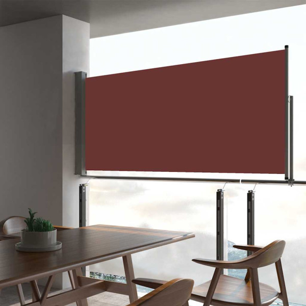Parawan ogrodowy Brąz 60 x 300 cm vidaXL