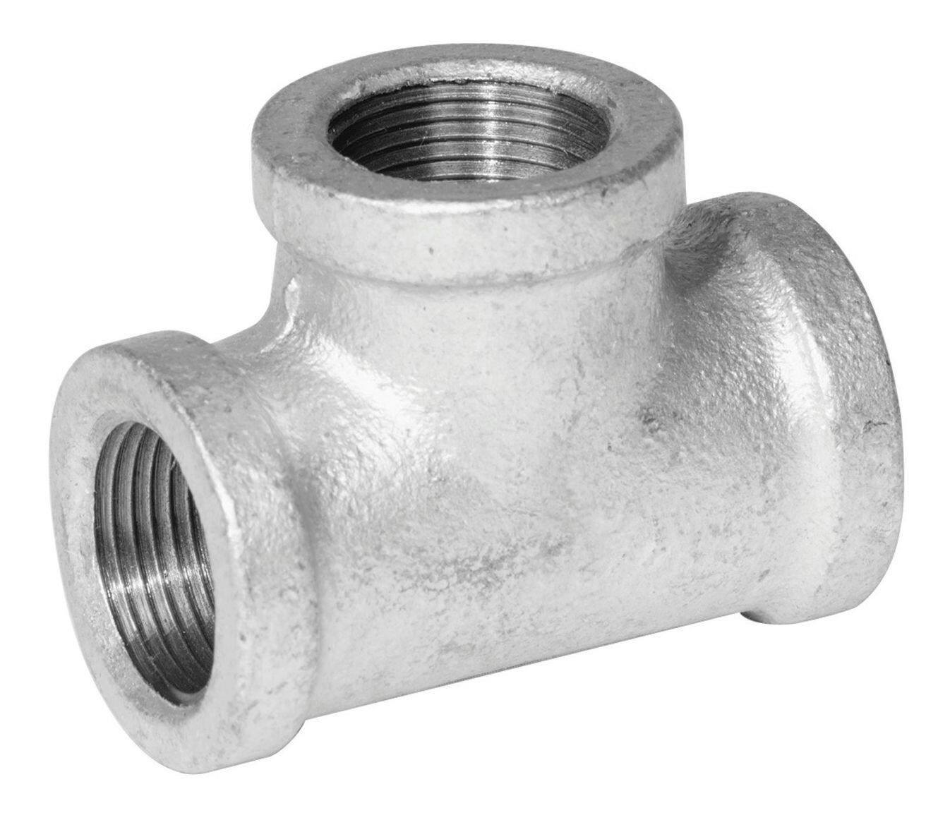 Aqua-Dynamic Galvanized Iron Fitting Tee, 3/4-in