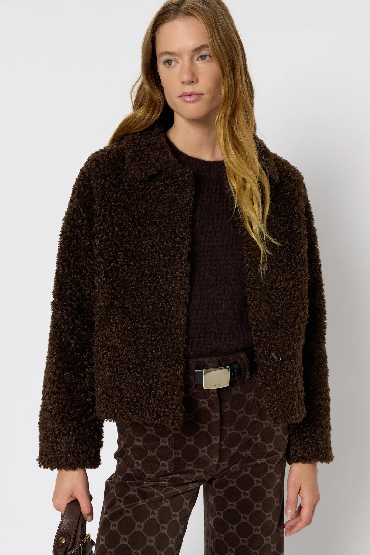Manteau court en fausse fourrure - MAVIS
