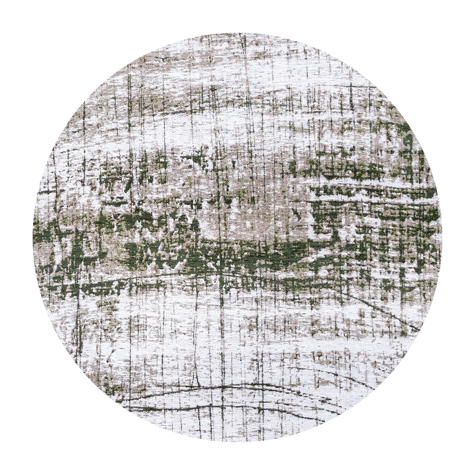 Ecorugs vloerkleed Central Green - groen - 140x140cm