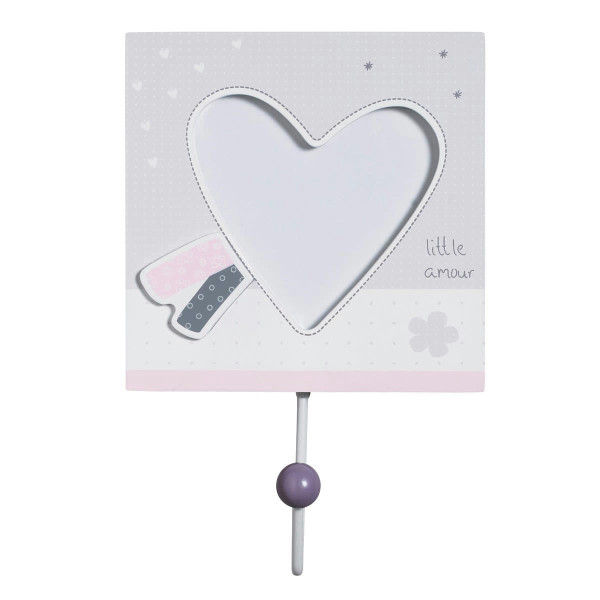 LILIBELLE - Set 3 patères en bois en bois Rose