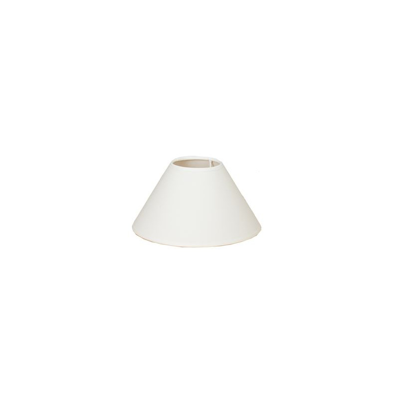 Abat-jour Tonkinois en coton blanc cassé Ø 20 cm NIEDERAU