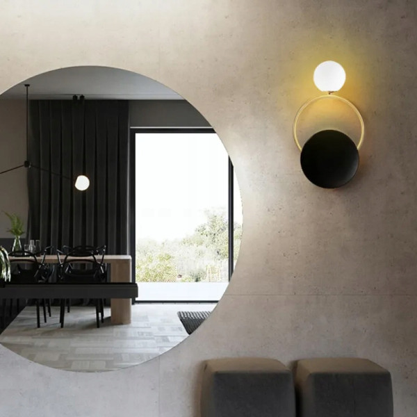 Lampa Ścienna Kinkiet App923-1W Gold