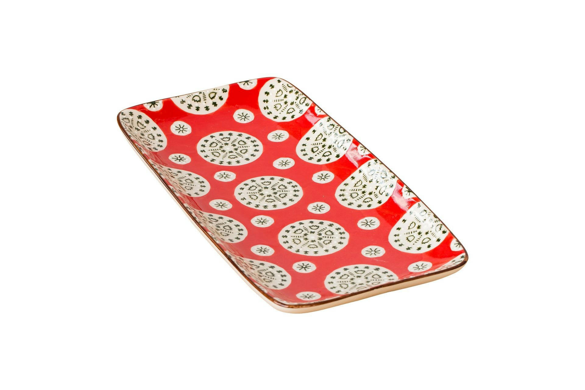 BOHEMIAN - Plat à cake en céramique mutlicolore