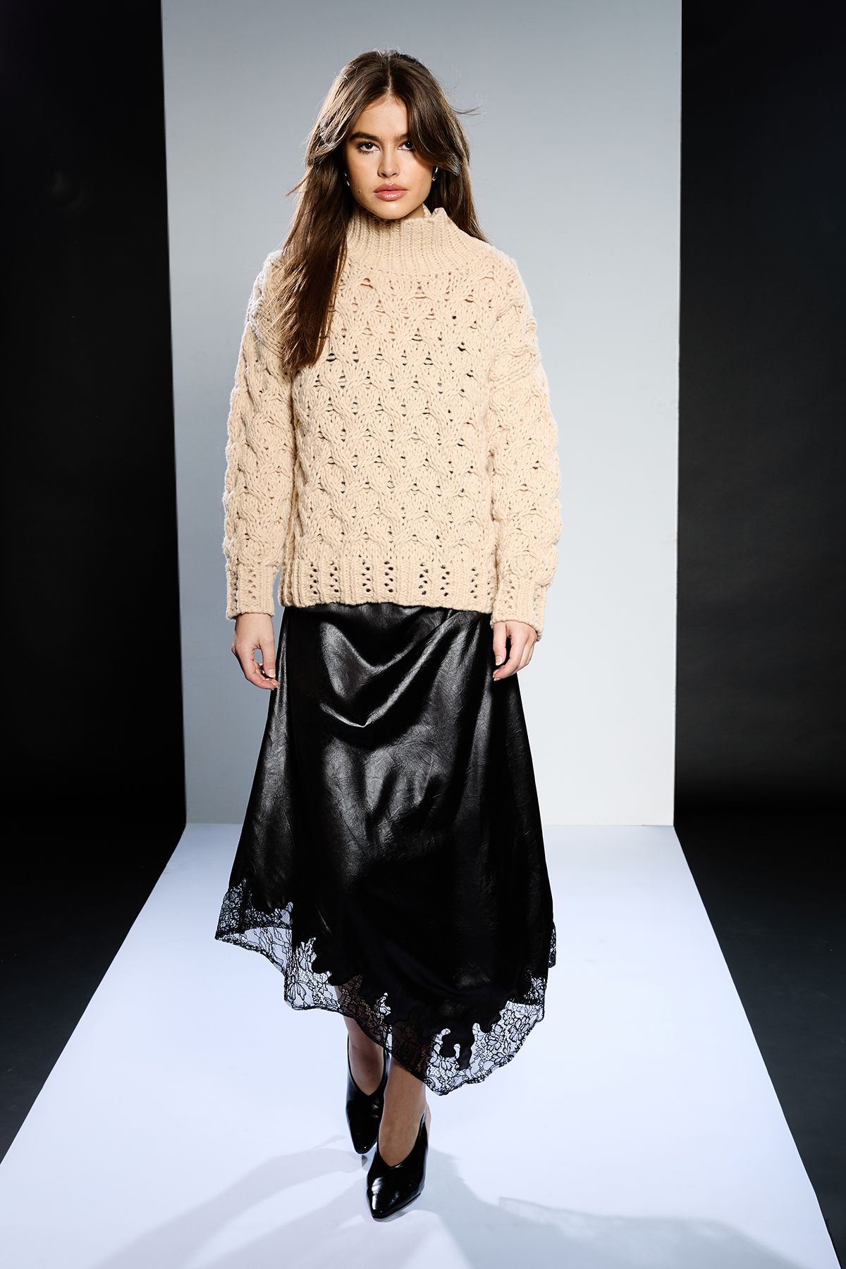 RUNWAY 1.8.1.8 Runway 1.8.1.8 Cable Knit Jumper