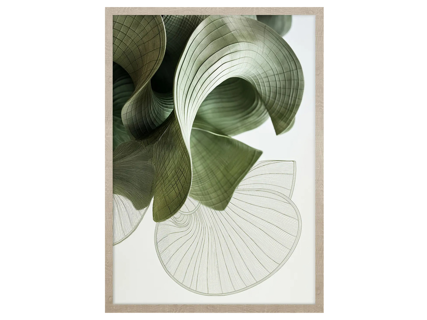 Obraz w ramie Art og Leaves No.1 53x73 cm