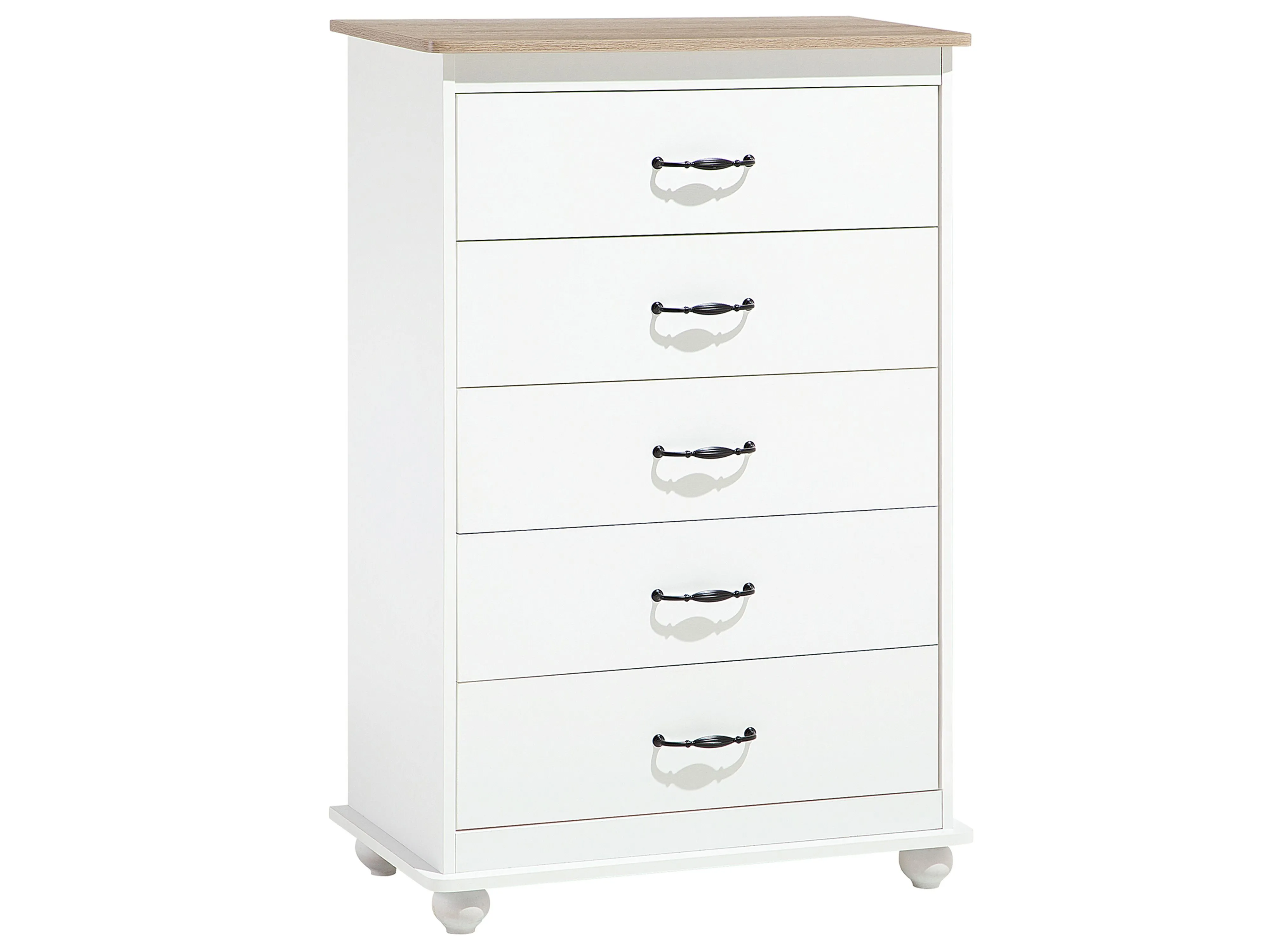 5 Drawer Chest SHARON White