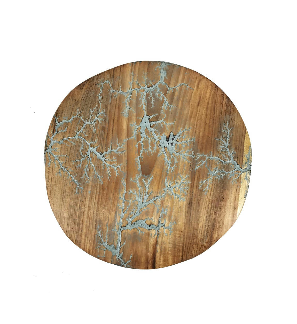 - Tableau mural en bois marron et gris, D50 cm