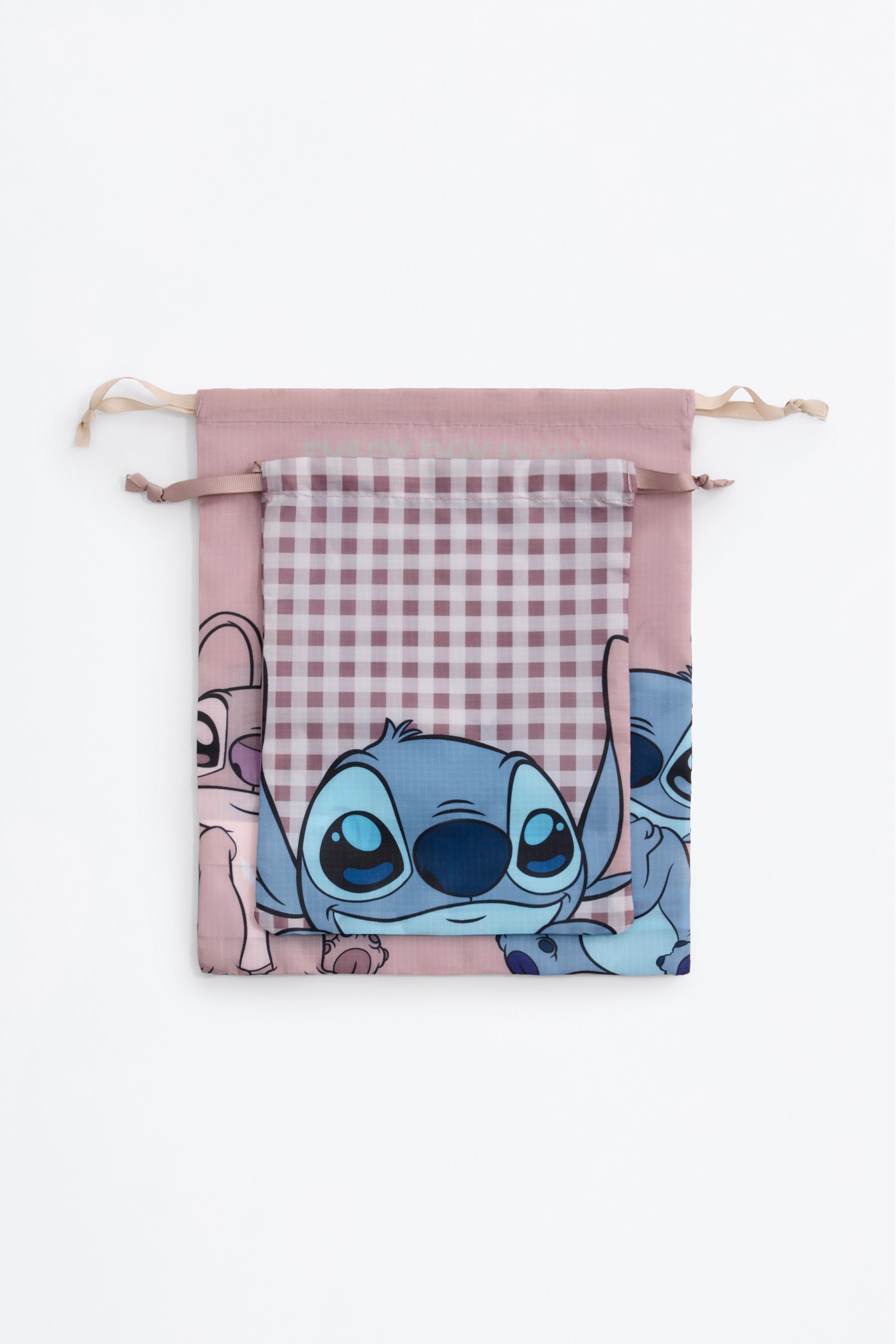 Set 2 bolsitas Stitch y Ángel ©Disney ajustables