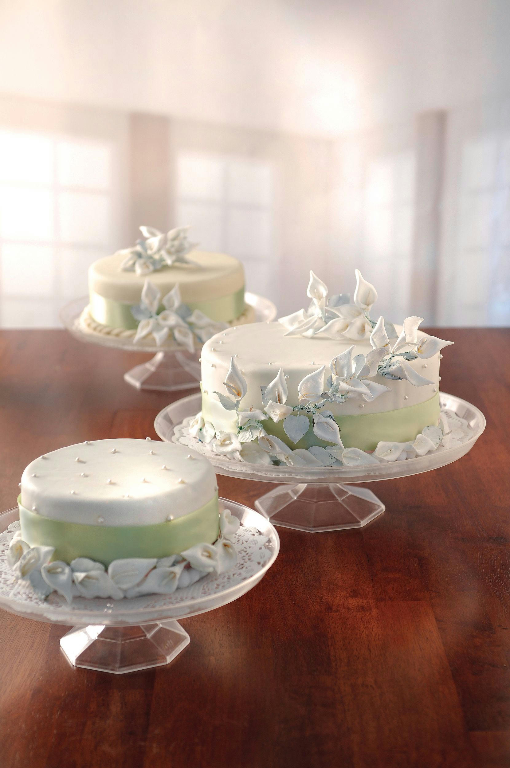 Large Clear Plastic Cake Stand