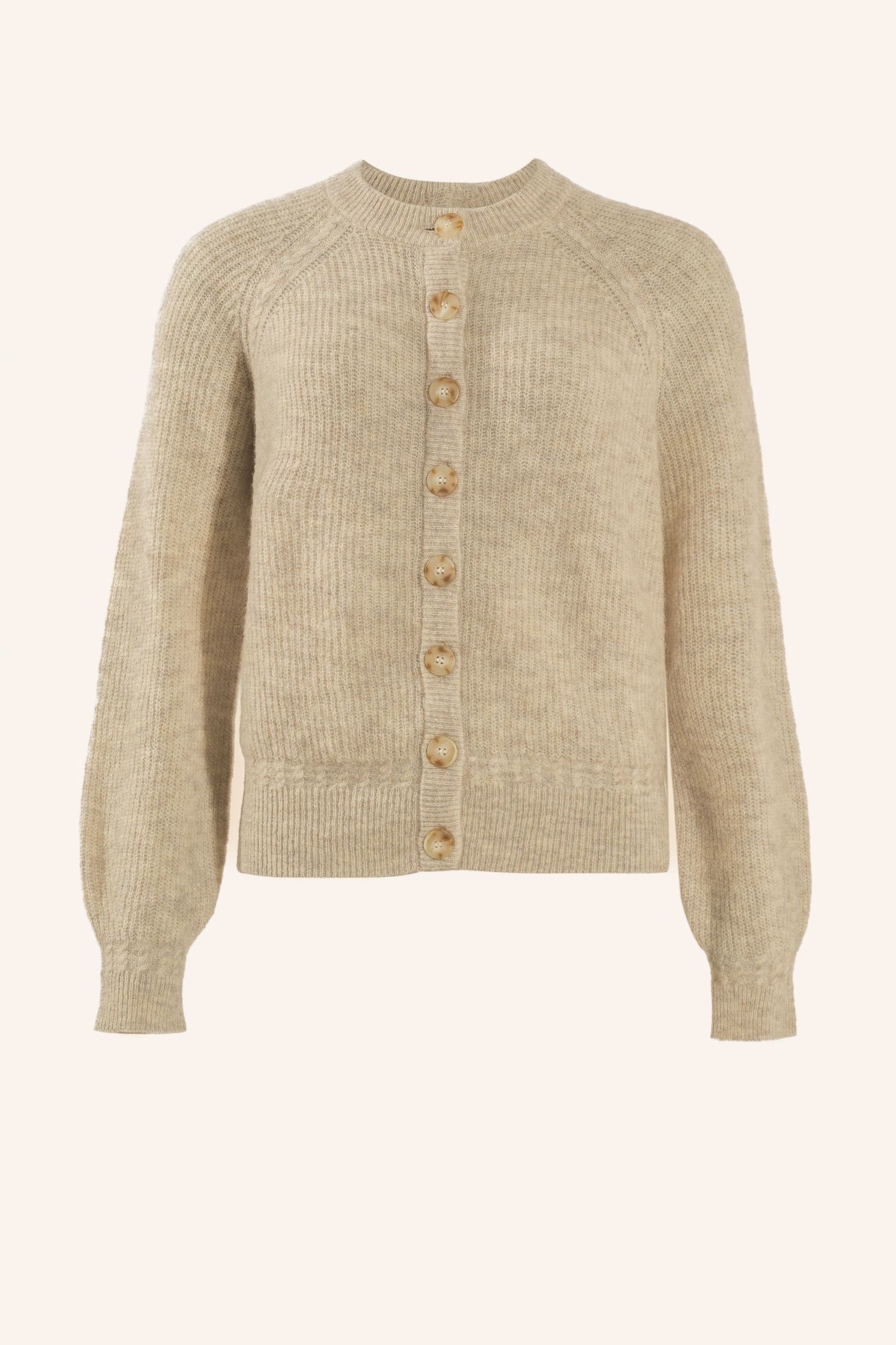 ADLYSH FEINSTRICK CARDIGAN MIT MOHAIR