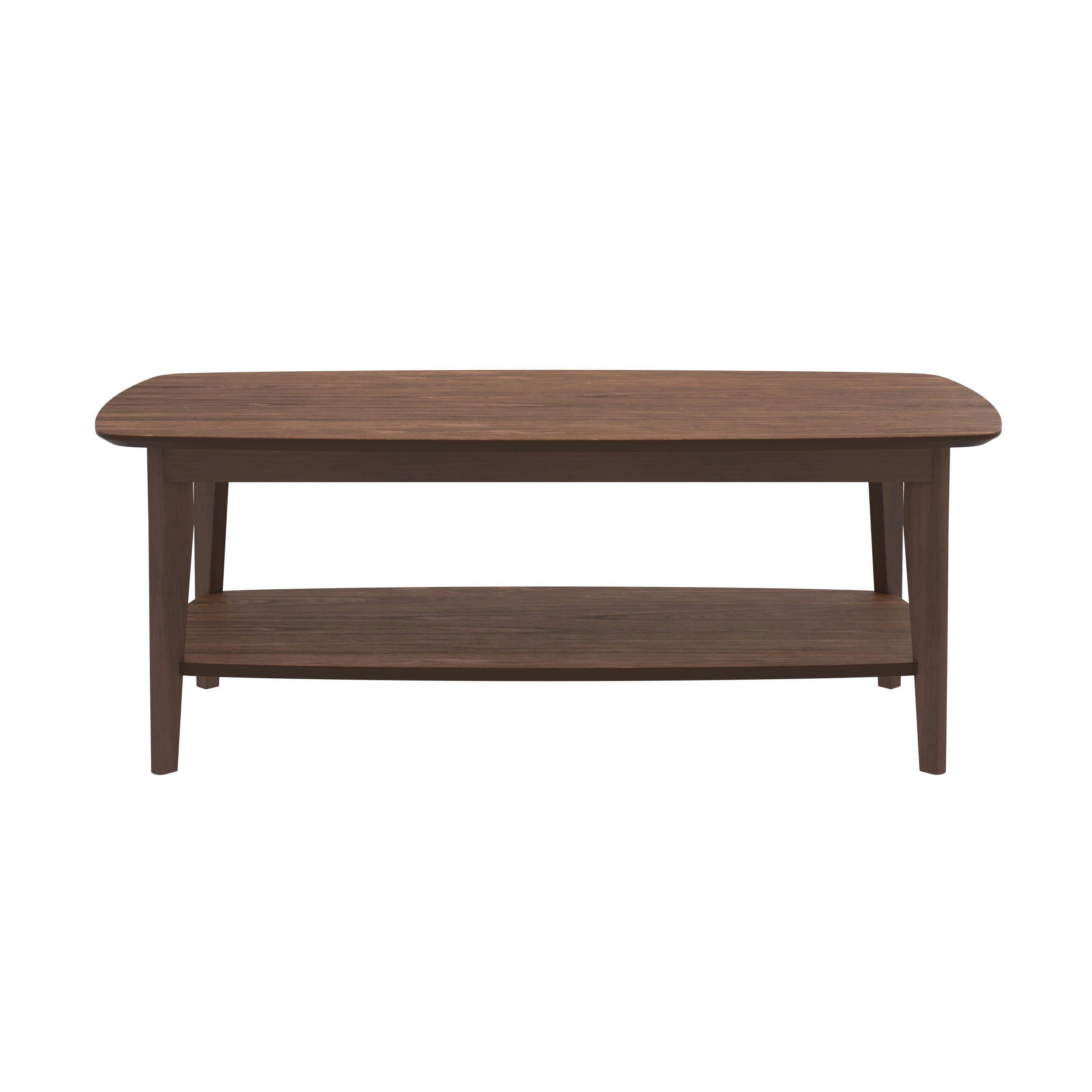 SADI - Table basse rectangulaire en bois foncé