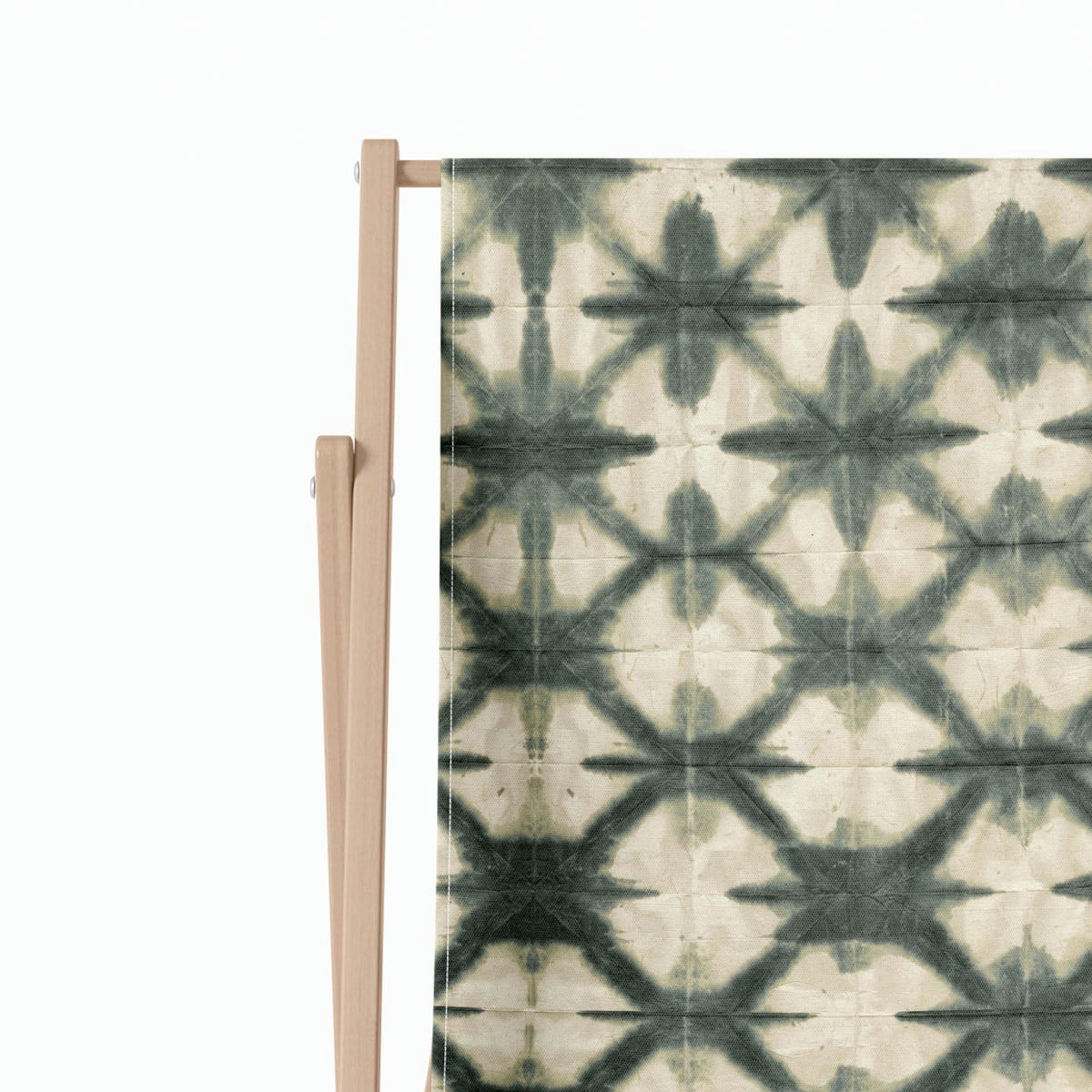 - Transat pliant graphique bois de hêtre vert