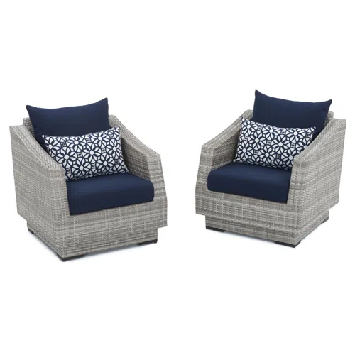 Fionnula 7 Piece Wicker Rattan Sofa Seating Group with Sunbrella Cushions