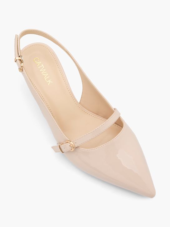 Slingback heel