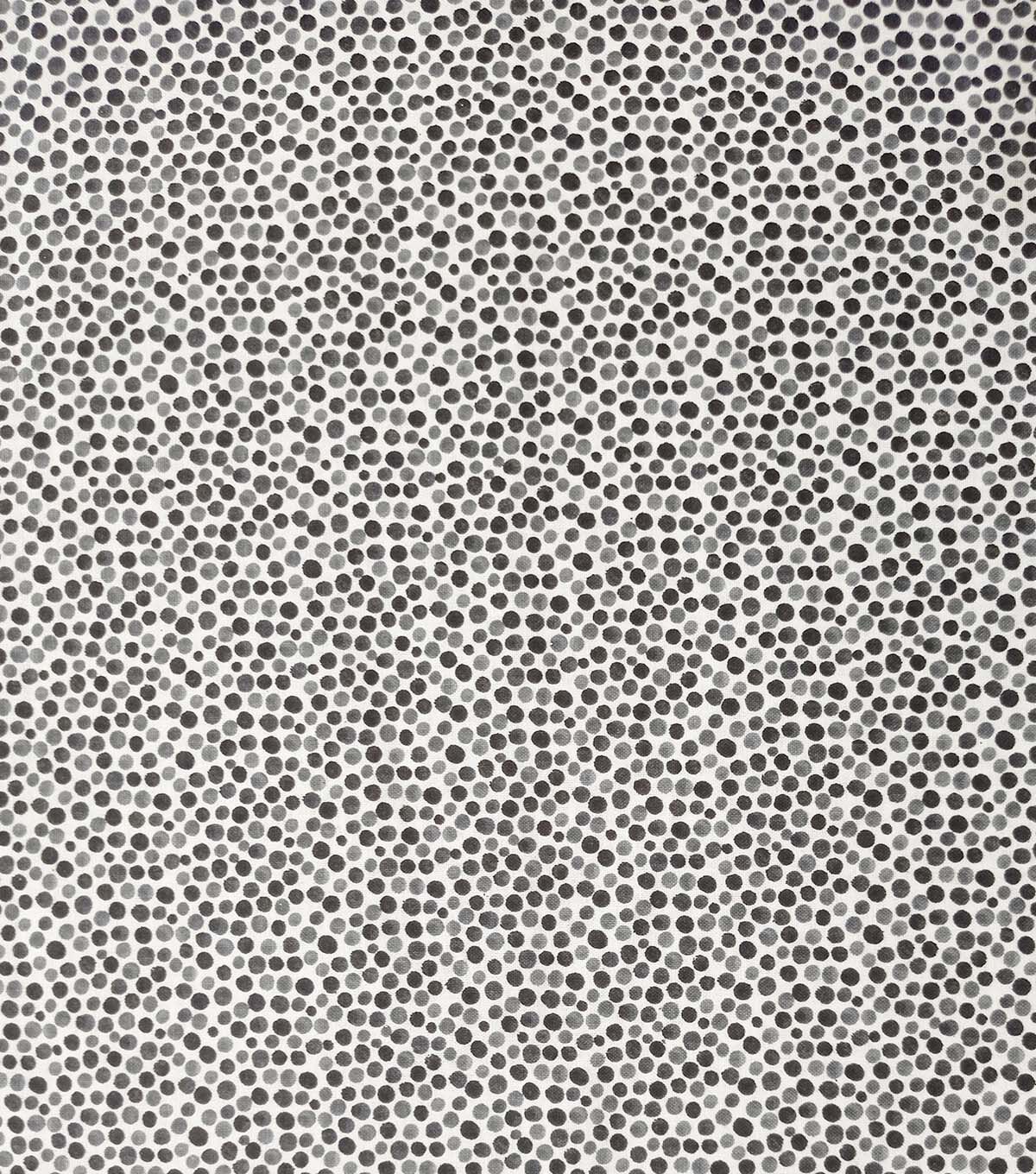 Black Watercolor Dots Cotton Fabric by Keepsake Calico