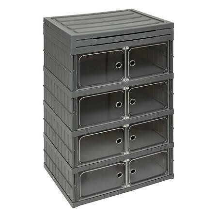 SZAFKA DO PRZECHOWYWANIA Fold`n`Box składana szara