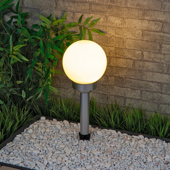 LED-Solarkugelleuchte »Marla«, ØxH: 15 x 42 cm, 2700 K, mit Erdspieß