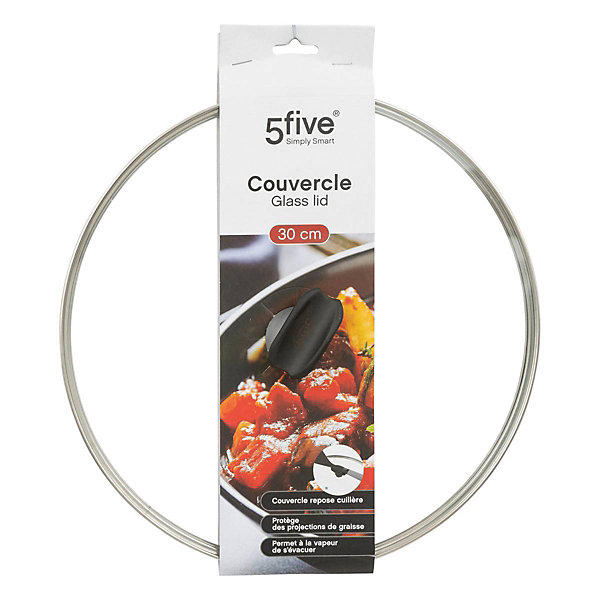 Couvercle en verre 30 cm - 5Five