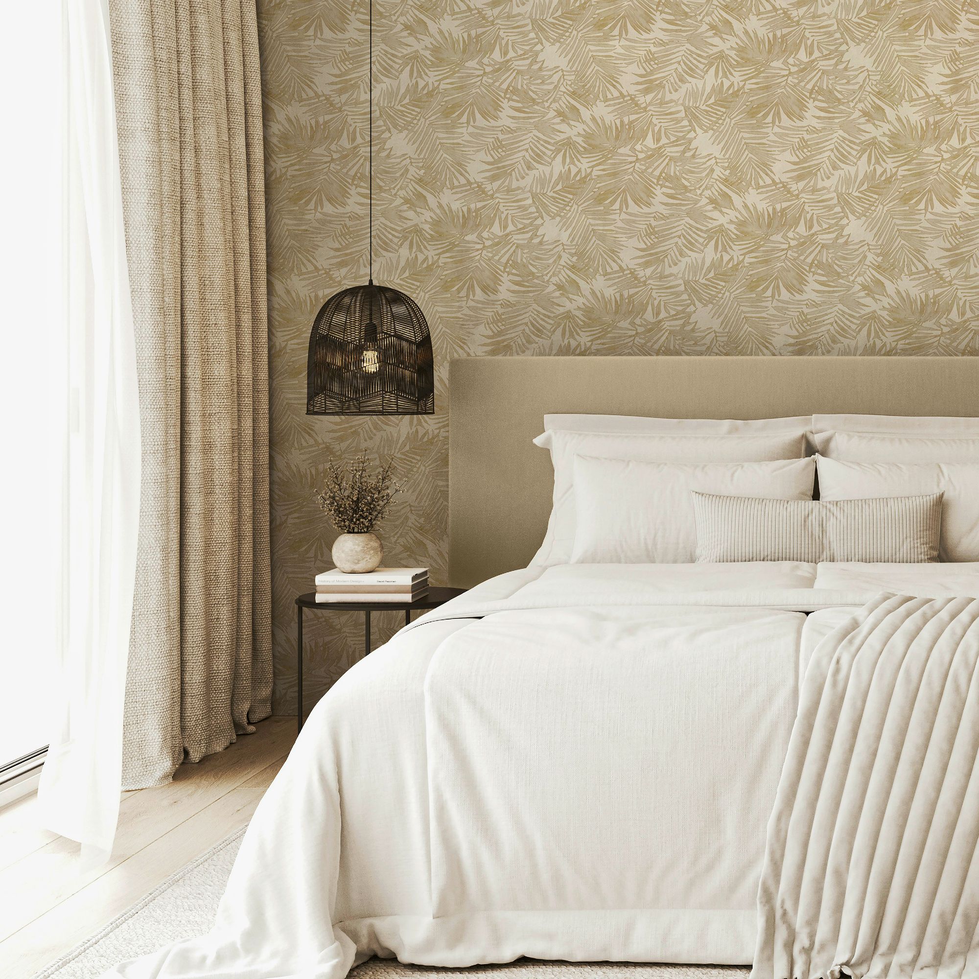 Boutique Amazonia Gold Wallpaper