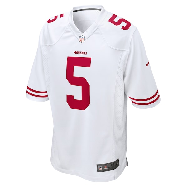 Trey Lance San Francisco 49ers Nike Game Jersey - White