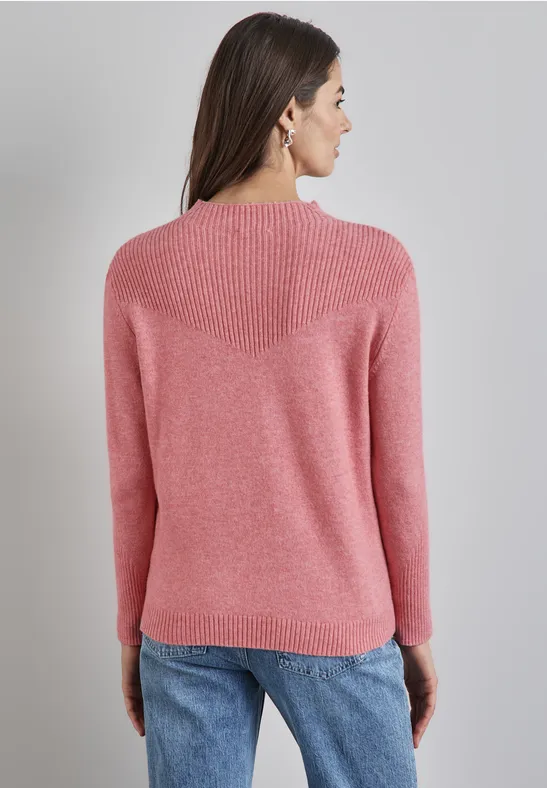 Strukturmix-Pullover