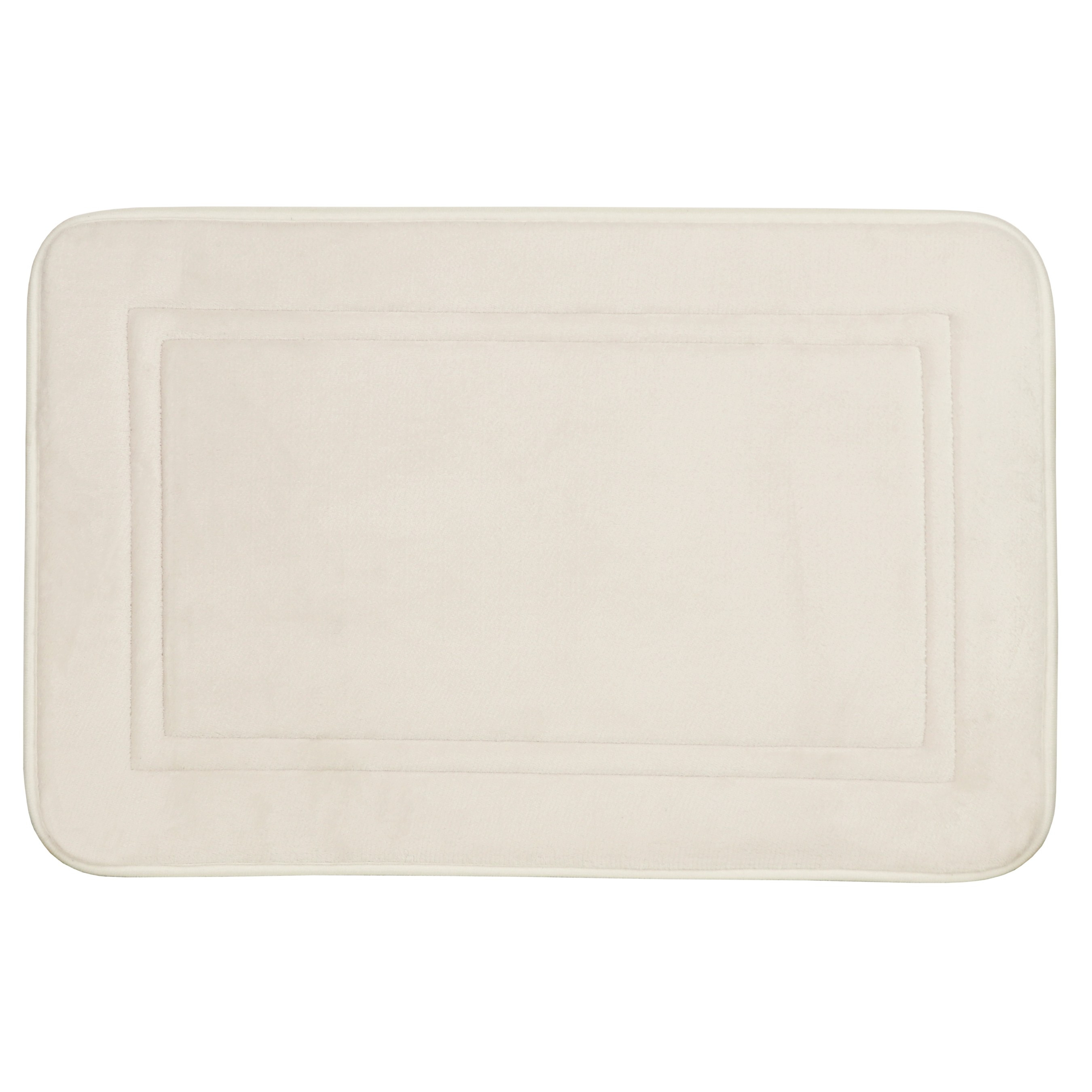 Dywanik Antypoślizgowy Łazienkowy GRACE FRAME 40x60 cm - Krem