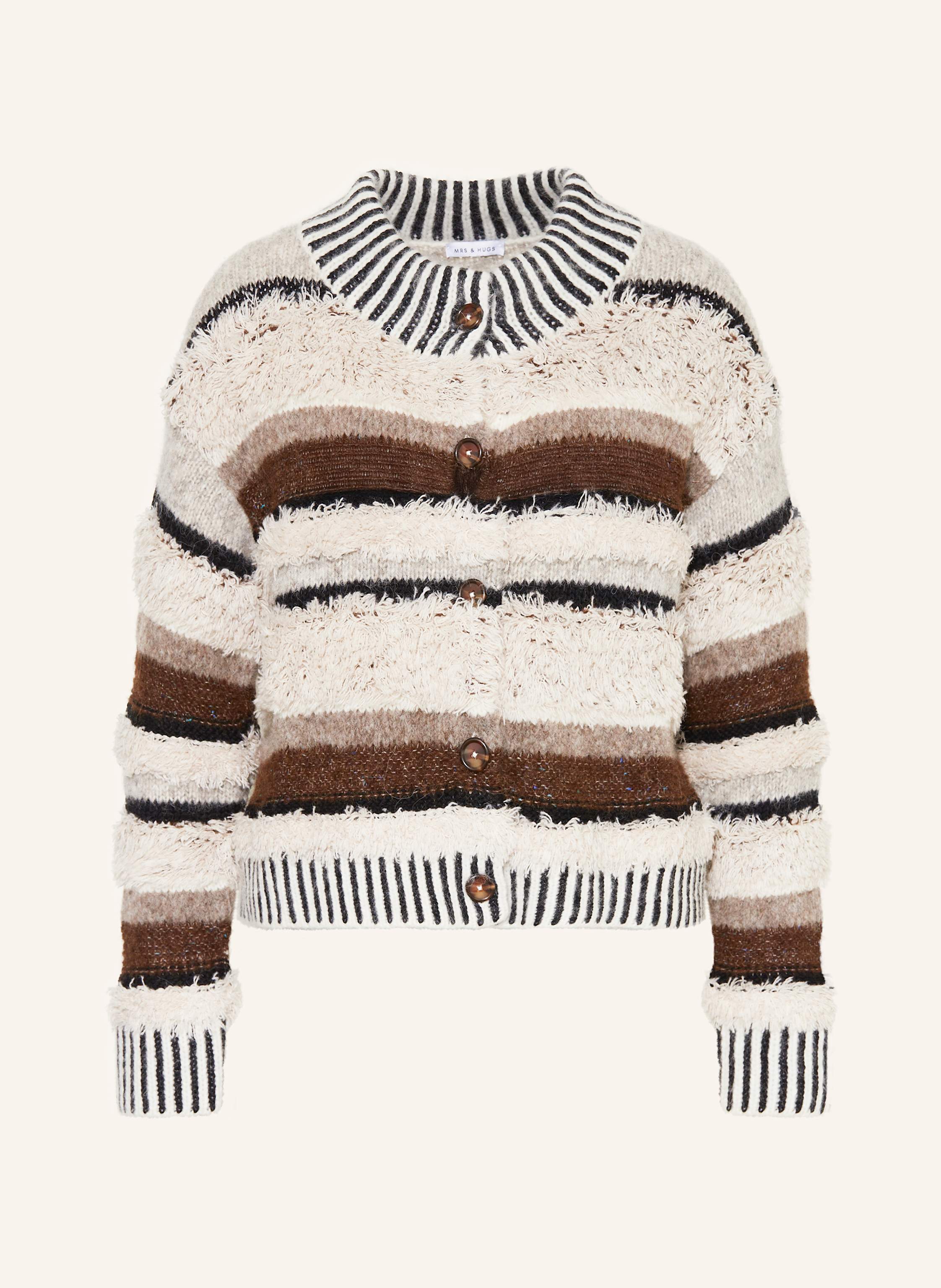MRS & HUGS Strickjacke mit Alpaka