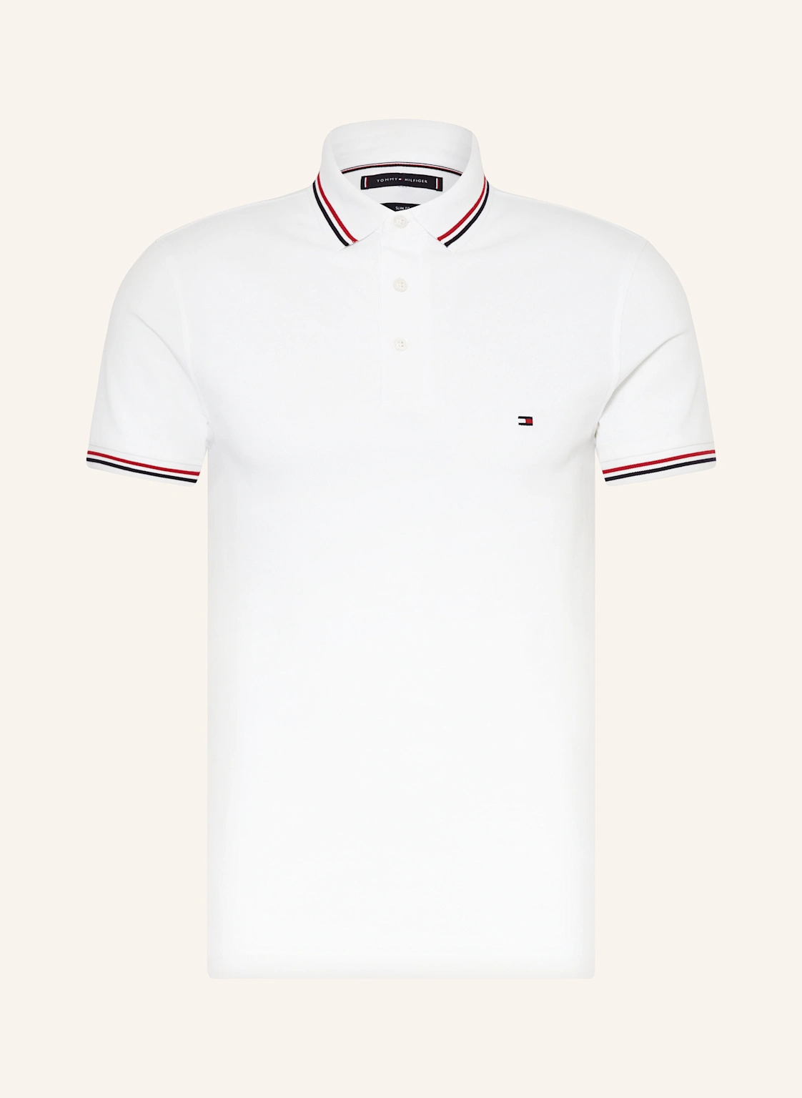 TOMMY HILFIGER Pique-Poloshirt TIPPED Slim Fit
