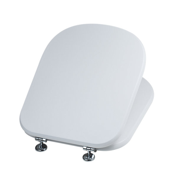 Abattant De Toilettes En Mdf Blanc Compatible Avec Le Modèle Oasi