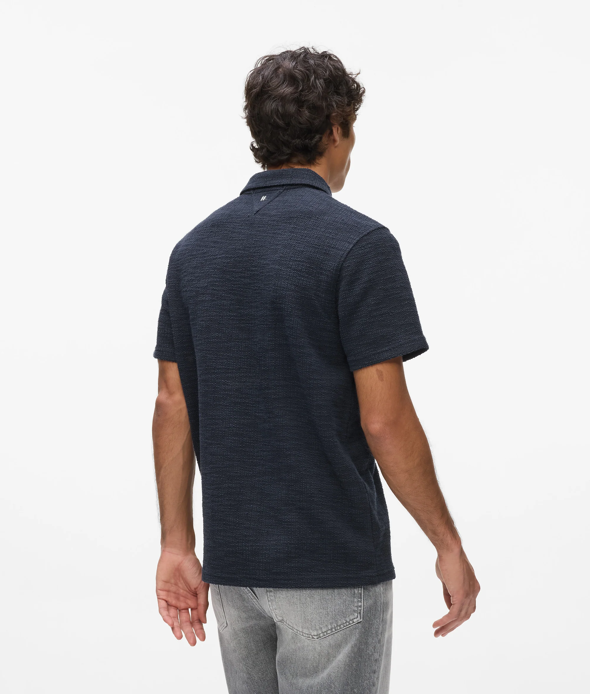 Polo en bouclé