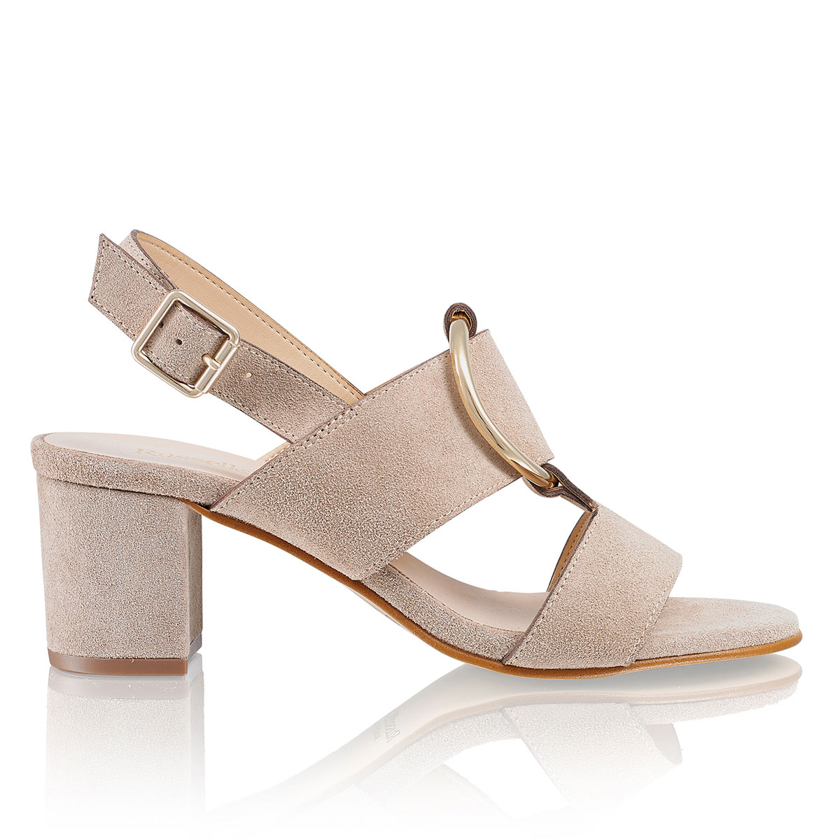 Russell & Bromley TRICK Block Heel Sandal