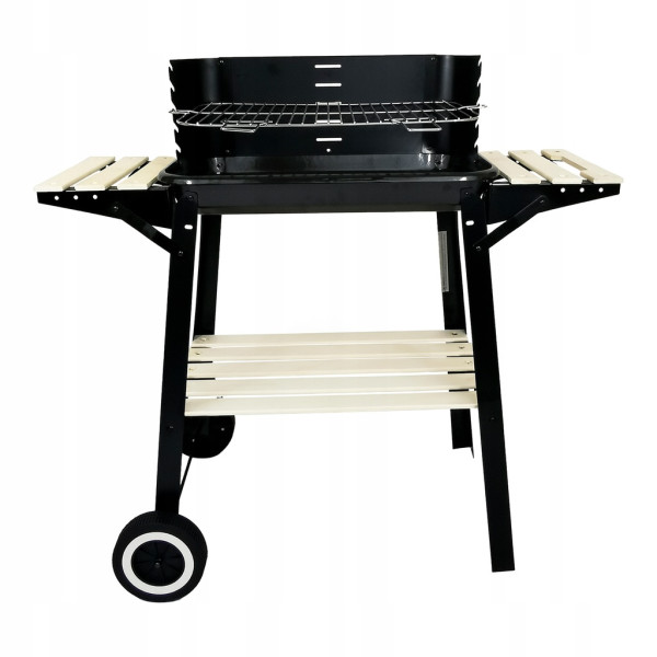 Zestaw grill ogrodowy węglowy z półkami 5 poziomów BBQ1002