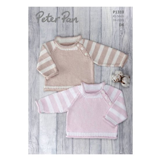 Peter Pan Baby Cotton Jumper Digital Pattern P1310