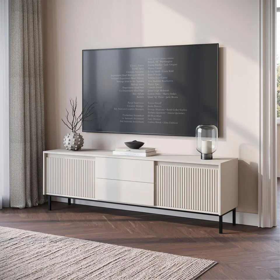 Meubella - TV-Meubel Orvana 2 - Beige - 174 cm