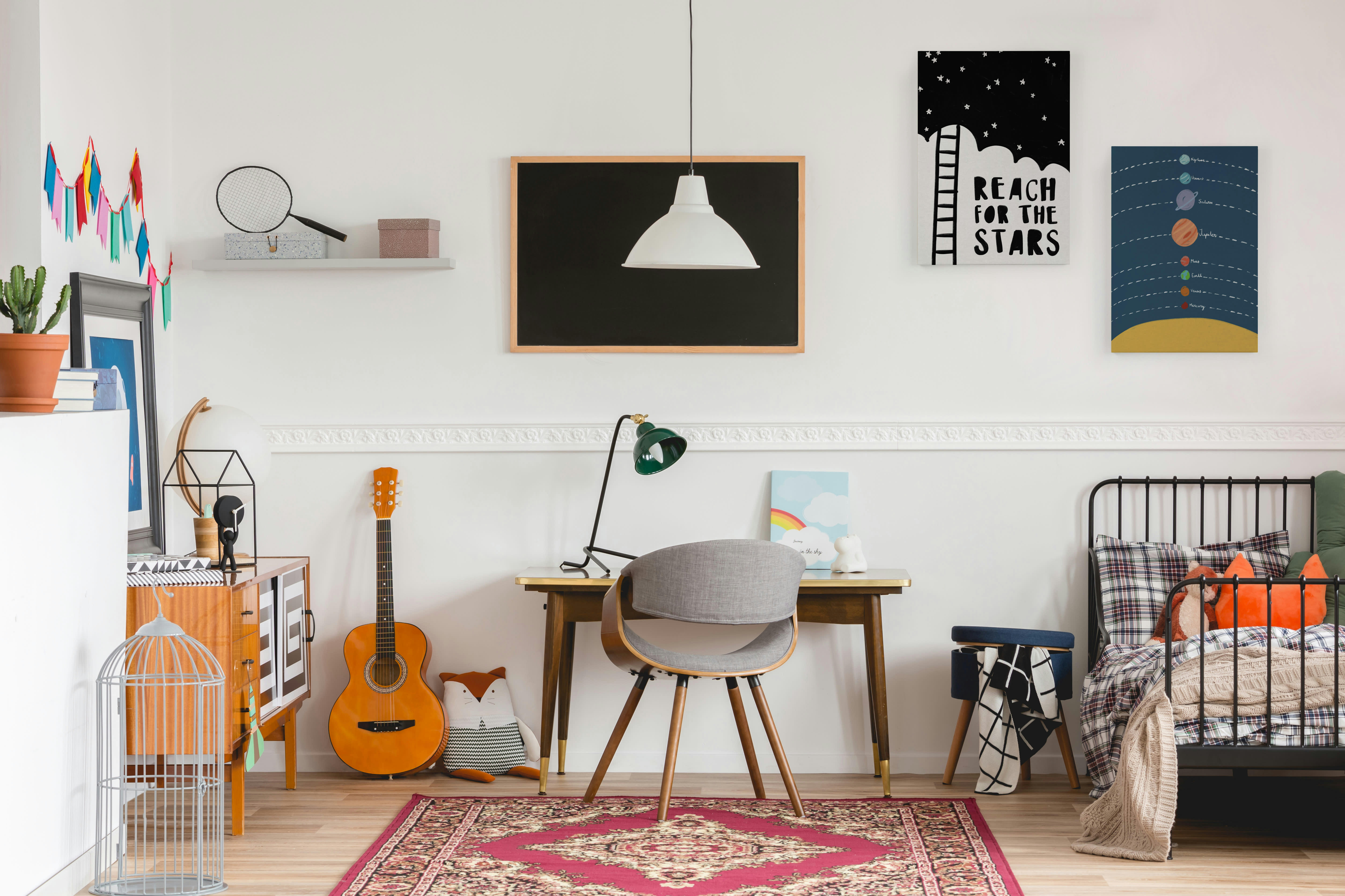 REACH THE STARS - Peinture sur toile 60x40 Imprimé Étoiles