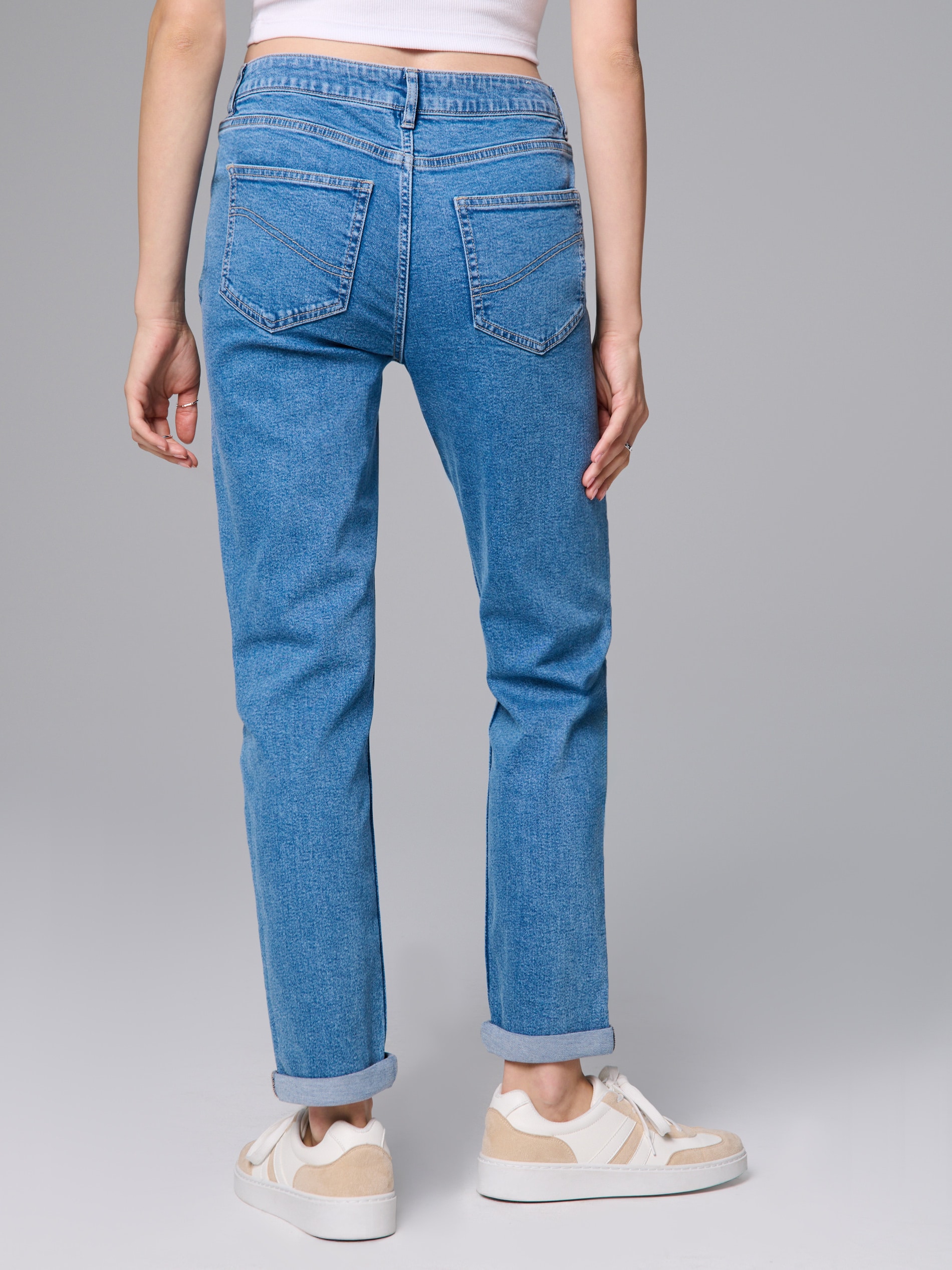 Jeansy boyfriend slim