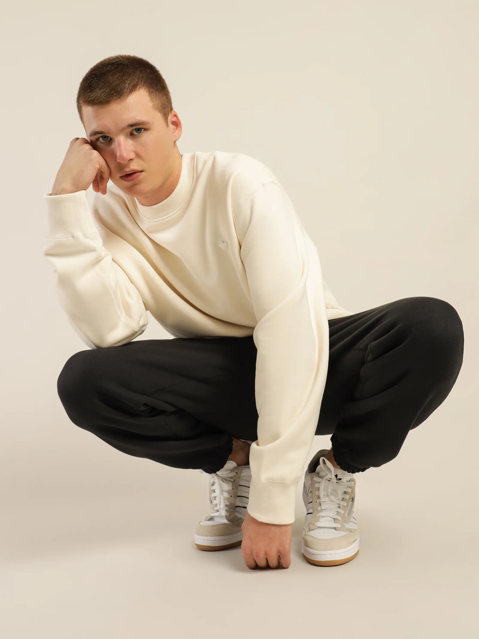 Trefoil Crewneck Sweatshirt