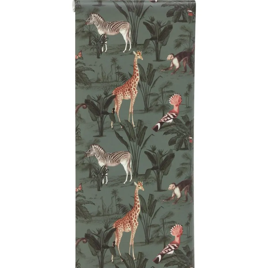 Kwantum Vliesbehang | Behang Lucas  Groen