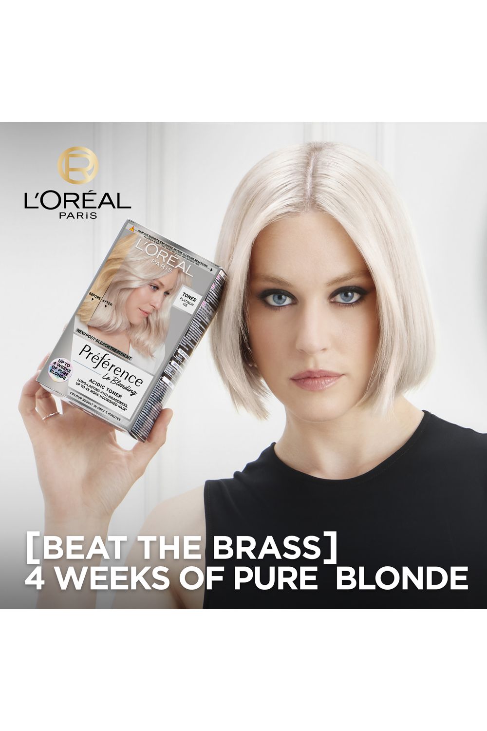 L'Oréal Paris Préférence Le Blonding Acidic Toner - Platinum Ice