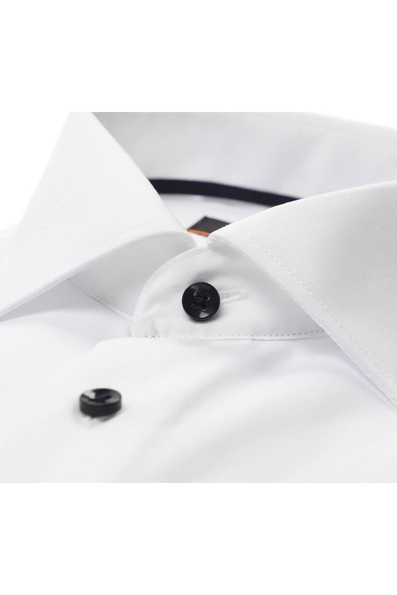 ETERNA Slim Fit Hemd weiss, Einfarbig