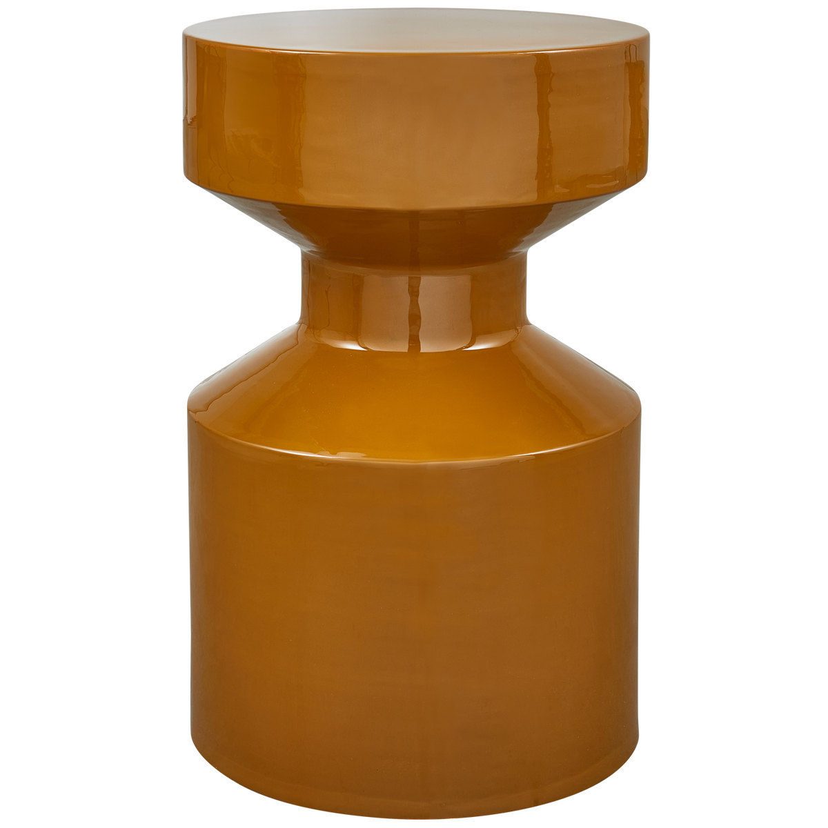 WOOOD bijzettafel Ferry - Metaal - Honinggeel - 47x30x30