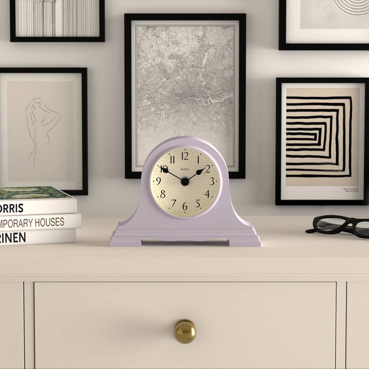 Jones Clocks Speakeasy Mantel Clock - Lavender